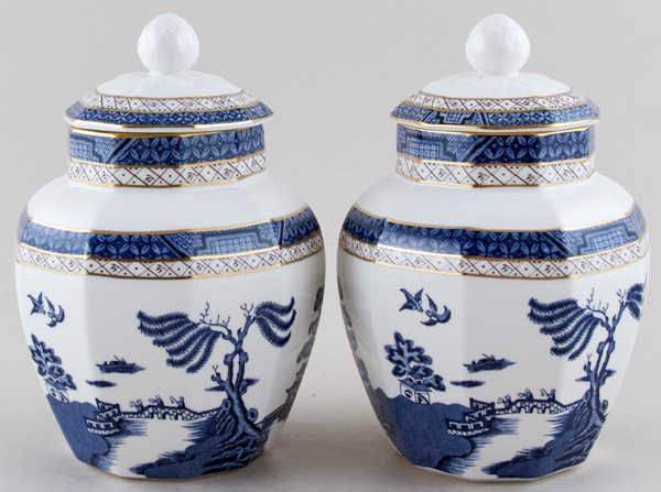 Vases Pair with Covers c1980s